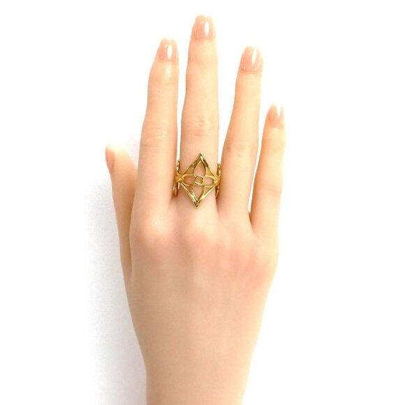 LOUIS VUITTON Gold Ring - Picture 7 of 7